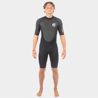 Gul MENS G-FORCE 3MM FLATLOCK BACK ZIP SHORTY WETSUIT