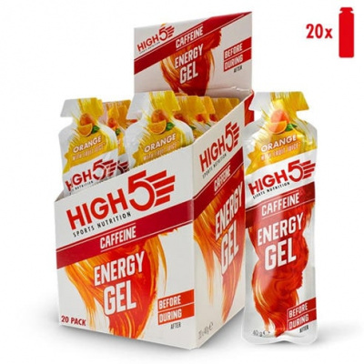 HIGH5 Energy Gel + Caffeine (20 Pack)
