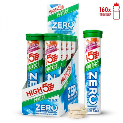 HIGH5 Zero PROTECT Electrolyte Drink (8 Tubes of 20)