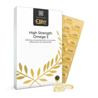Healthspan Elite High Strength Omega 3 (120 capsules)