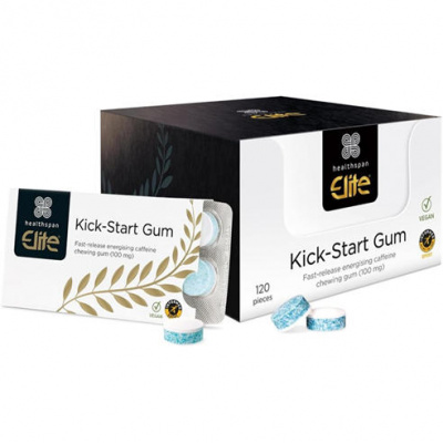 Healthspan Elite Kick-Start Caffeine Gum (120 pieces)