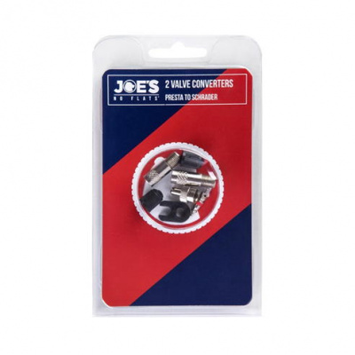 Joes No Flats Valve Converters Presta to Schrader (Pair)