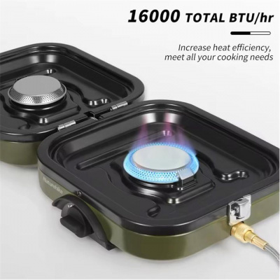 Naturehike Double Burner Folding Gas Stove