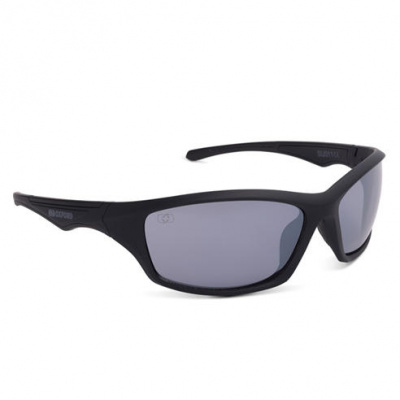 Oxford Camino Black Frame Silver Mirror Lens