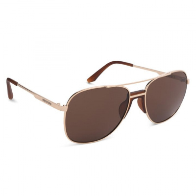 Oxford Force One Gold Metal Frame Brown Lens
