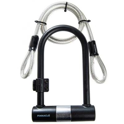Pinnacle Bike D Lock With Extension Cable