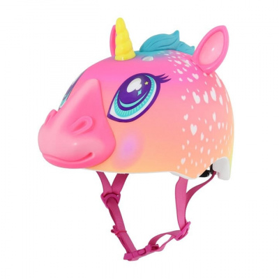 Raskullz Super Rainbow Corn Fit System Child Helmet 5+