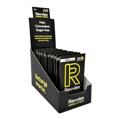 Revvies Energy Strips EXTRA STRENGTH - 100mg of Caffeine (12 x 5 Pack)