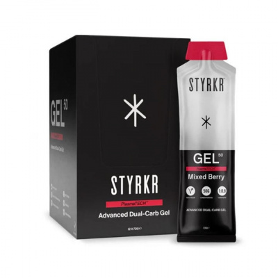 STYRKR GEL50 Dual-Carb Energy Gel (12 x 72g)