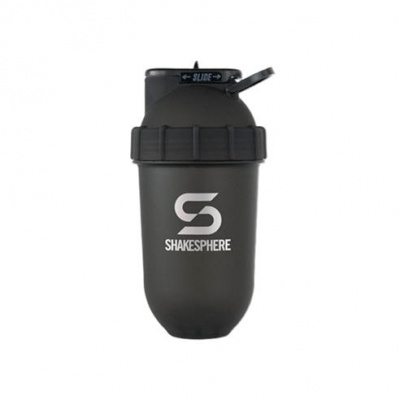 ShakeSphere ShakeSphere Tumbler Black Frosted/White Logo 700ml