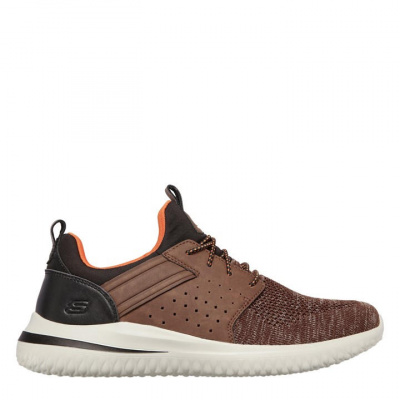 Skechers Men's Delson Cicada Low-Top Trainers