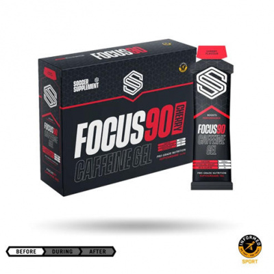Soccer Supplements Focus90(R) - Caffeinated Energy Gel (12 x 70g)