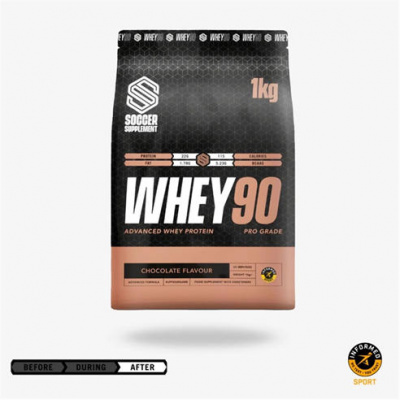 Soccer Supplements Whey90(R) - Whey Protein Isolate (1kg)