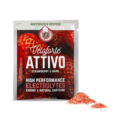 Veloforte Attivo  Natural Energy & Electrolyte Drink with Caffeine (24 X 25g)