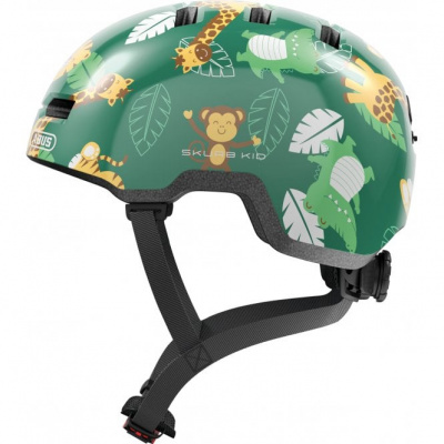 ABUS Skurb Kids Skate Helmet - Green Jungle