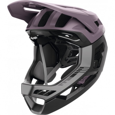 ABUS Targon MIPS F-Face MTB Helmet Removable Chin Guard - Ash Purple