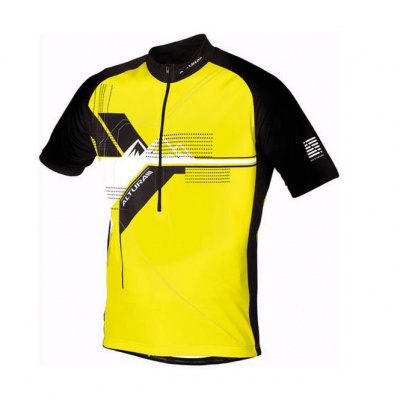 Altura Alpine Short Sleeve Jersey in Yellow and Black