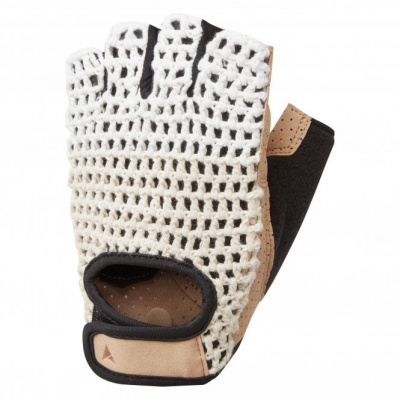Altura Crochet Unisex Cycling Mitts - Cream/Tan