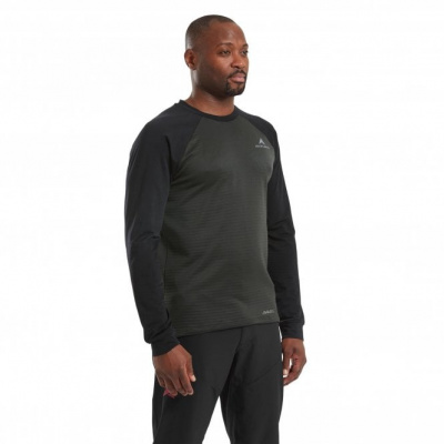 Altura Esker Polartec Long Sleeve Cycling Jersey - Black/ Black