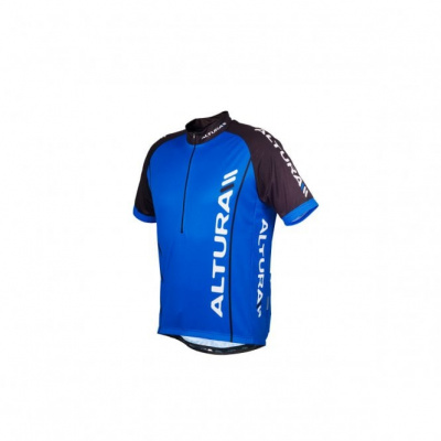 Altura Team Short Sleeve Road Jersey in Blue/Black - Small