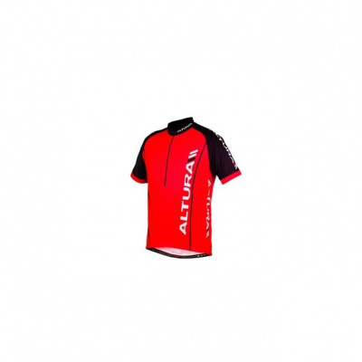 Altura Team Short Sleeve Road Jersey in Red/Black - Small
