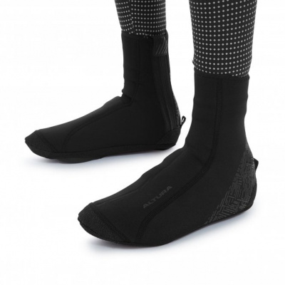 Altura Thermostretch Windproof Cycling Overshoes - Black