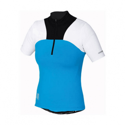 Altura Womens Synchro Short Sleeve Jersey in Blue Black and White