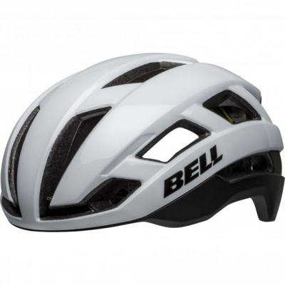 Bell Falcon XR LED MIPS Road Helmet - Matte/Gloss White/Black