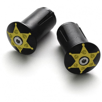 Cinelli Bar End Expander Plugs - Yellow