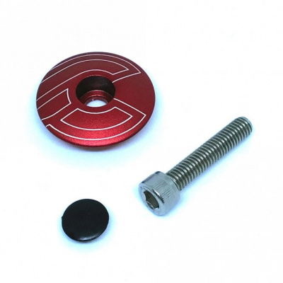 Cinelli Top Cap - Red