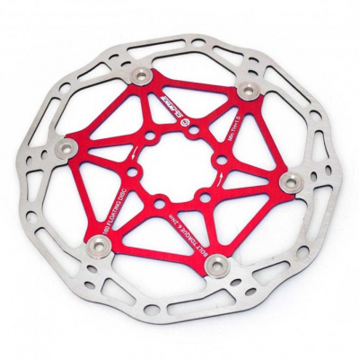 Clarks CFR-02 Floating Rotor 6 Bolt - Red