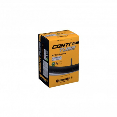 Continental Mtb Tube Freeride - Schrader 40mm Valve - Black - 26 Inch