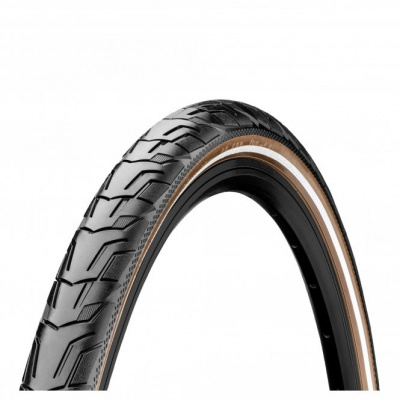 Continental Ride City Reflex - Rigid Tyre - Black/brown Reflex - 700 C