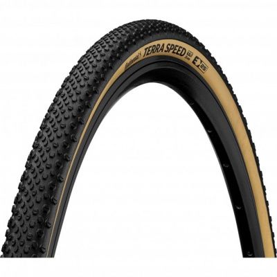 Continental Terra Speed Protection - BlackChili Folding Tyre 700C x 45 - Black/Transparent