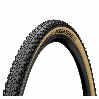 Continental Terra Trail Shieldwall - PureGrip Compound - Folding Tyre - Black/Cream - 700 C