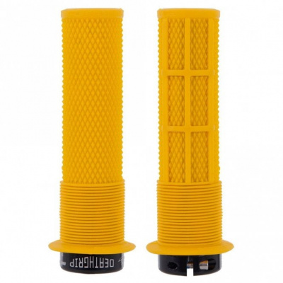 DMR Brendog DeathGrip Flange Grips - Gul Yellow