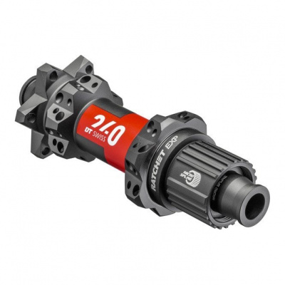 DT Swiss 240 EXP Straight Pull Rear Disc 6 Bolt 157 x 12 mm Superboost - MICRO SPLINE Black - 28 hole