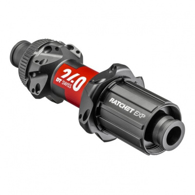 DT Swiss 240 EXP Straight Pull Rear Disc Centre-lock 142 x 12 mm - Shimano Road Black - 24 hole