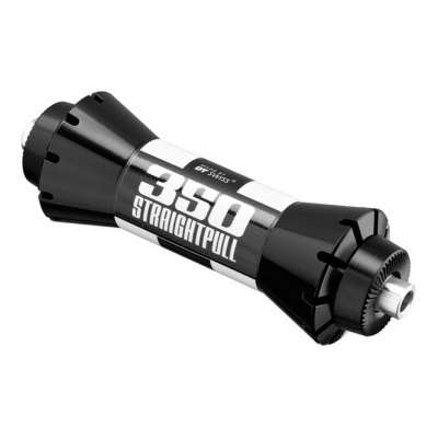 DT Swiss 350 Straight Pull Front Radial Hub Black - 100 mm / 5 mm QR - 24 hole