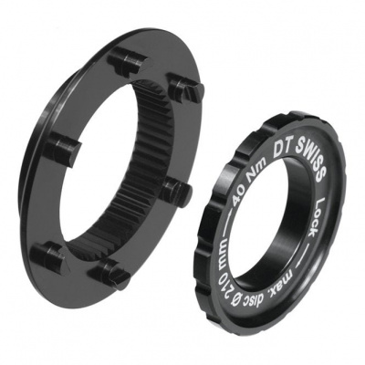 DT Swiss Centre-lock To 6-bolt Fitting Adapter for MTB and 15 mm Axles