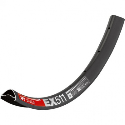 DT Swiss EX 511 SBWT Disc-specific Presta-drilled Black - 29 Inch - 28 hole
