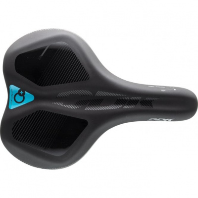 Ddk Saddles DDK D-123MF - Comfort Plus Unisex City/Trekking Saddle - Black