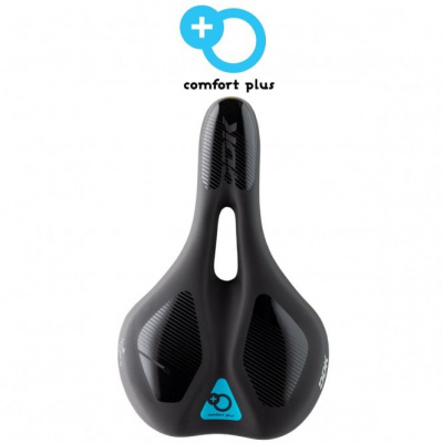 Ddk Saddles DDK D-153MF - Comfort Plus Unisex Leisure Saddle - Black