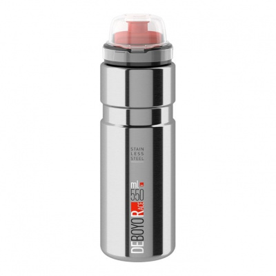 Elite Deboyo Race Stainless Steel Vacuum Bottle - Silver - 12 Hours Thermal (550 ml)