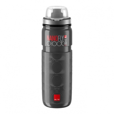 Elite Nano Fly 0-100 Bottle - With MTB Cap - Thermal 4 Hour - Black (500 ml)