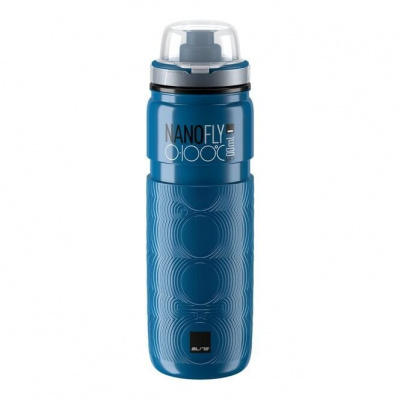 Elite Nano Fly 0-100 Bottle - With MTB Cap - Thermal 4 Hour - Blue (500 ml)