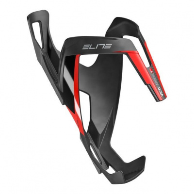 Elite Vico Carbon Bottle Cage - Matt Black / Red