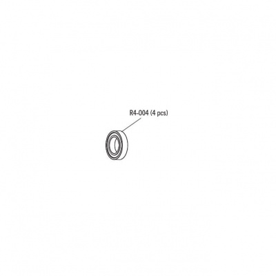 Fulcrum Hub Bearing (4 pcs) - R4-004