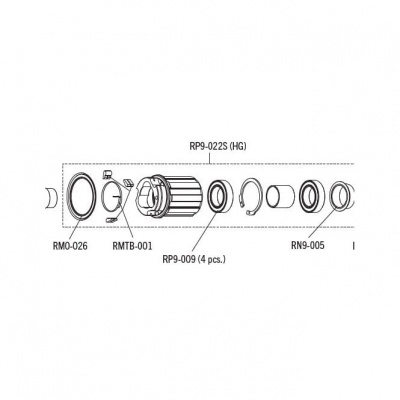 Fulcrum Red Power Type Freewheel Body