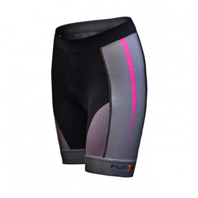 Funkier Funkier Aurora S-2768-1-C12 Active Ladies Short in Black/Pink